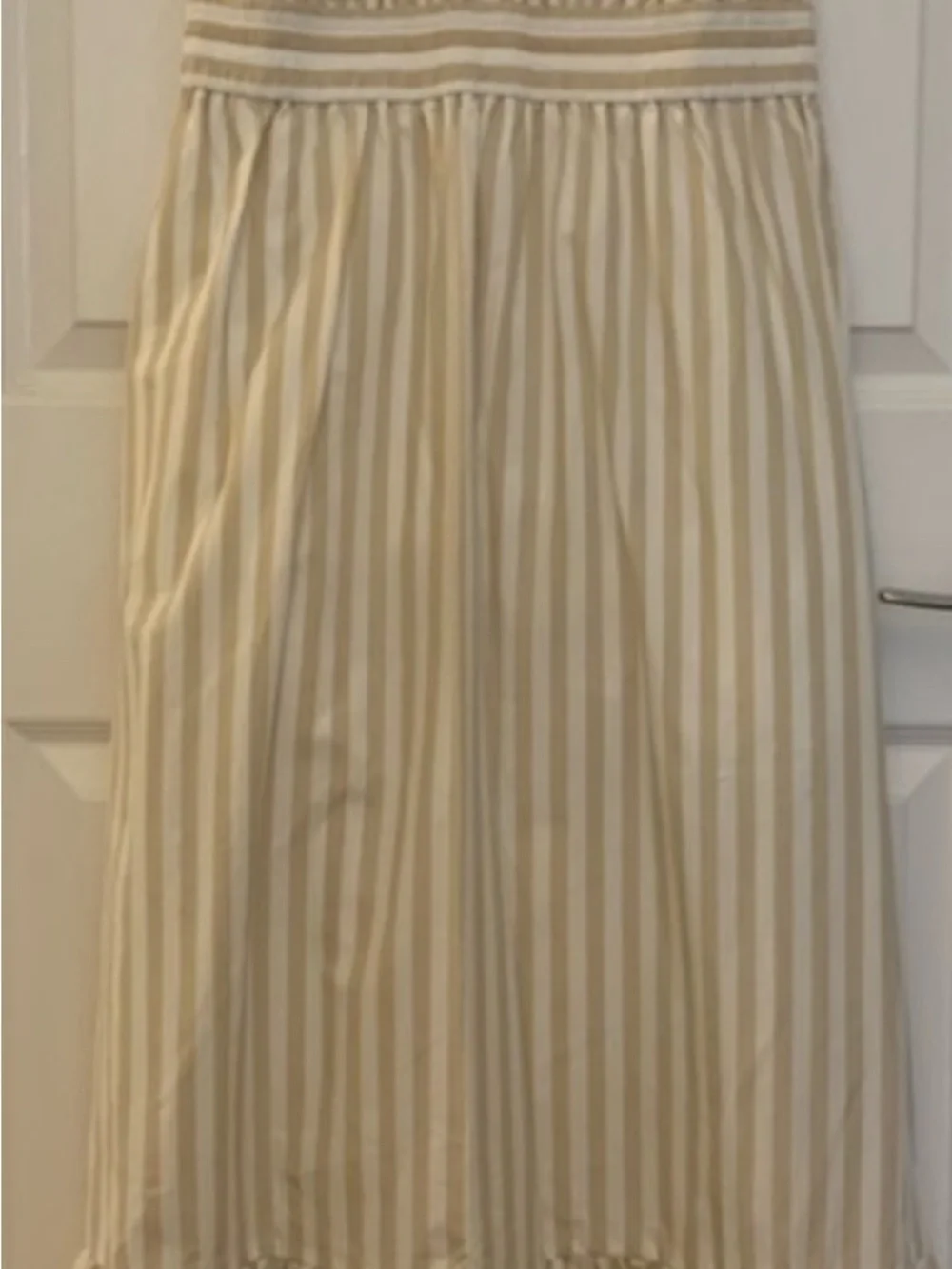 Banana Republic Cream Striped Maxi Sundress - Picture 4 of 4